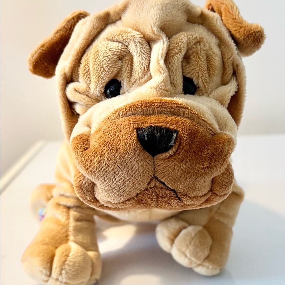 Webkinz Shar Pei HM416 Plush Stuffed Animal GANZ Wrinkle NWOT
